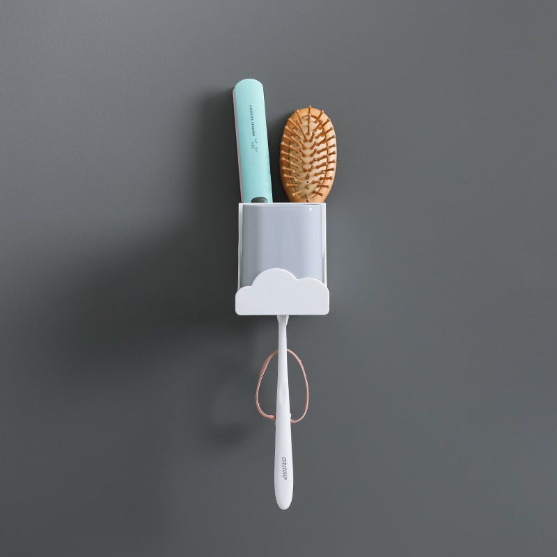 Wall Mounted Non Punch Toothbrush Holder