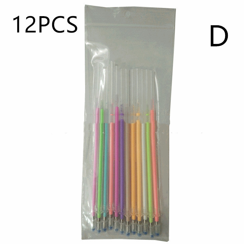 Glittering Gel 48-Color Fluorescent High-Gloss Hand Account Refill