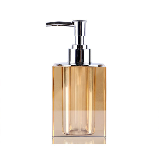 Ins European Style Light Luxury Crystal Hand Soap Bottle Soap Liquid Bottle Home Hotel High-End Soft Press Type Lotion Bottle