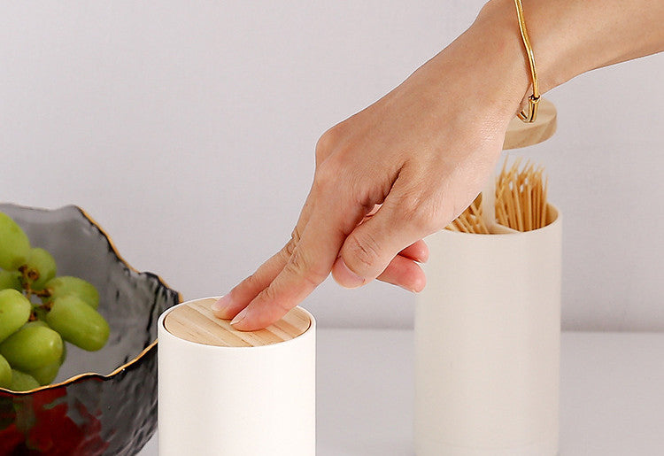 Push-Type Toothpick Holder