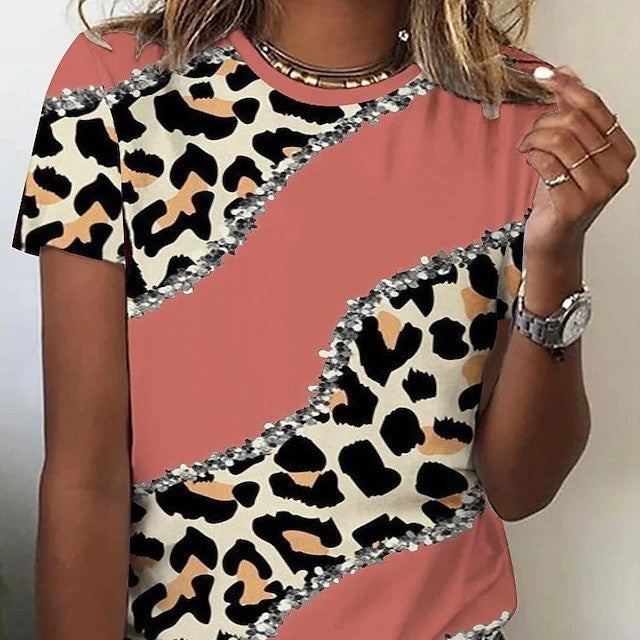 Summer Short-sleeved T-shirt For Women Loose Trendy