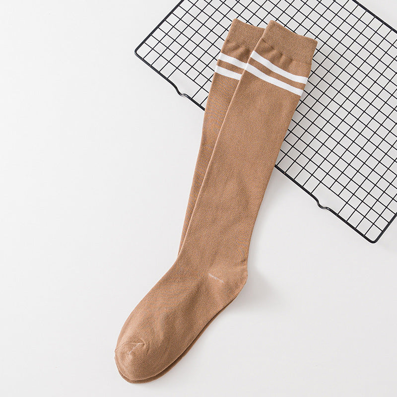 Women's calf cotton socks