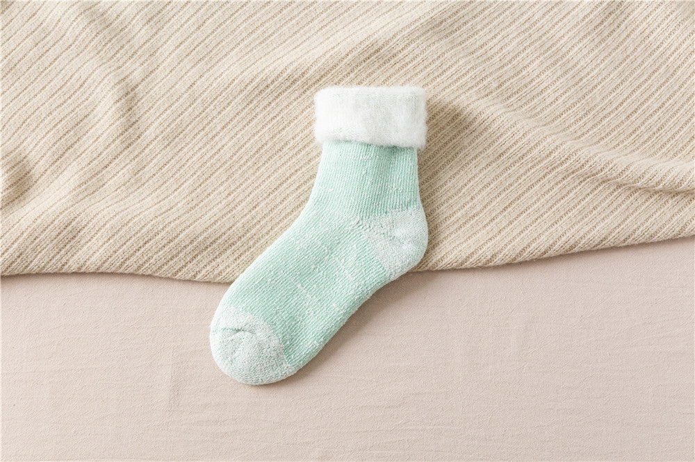 Middle-aged And Elderly Cashmere Snow Socks Men's Retro