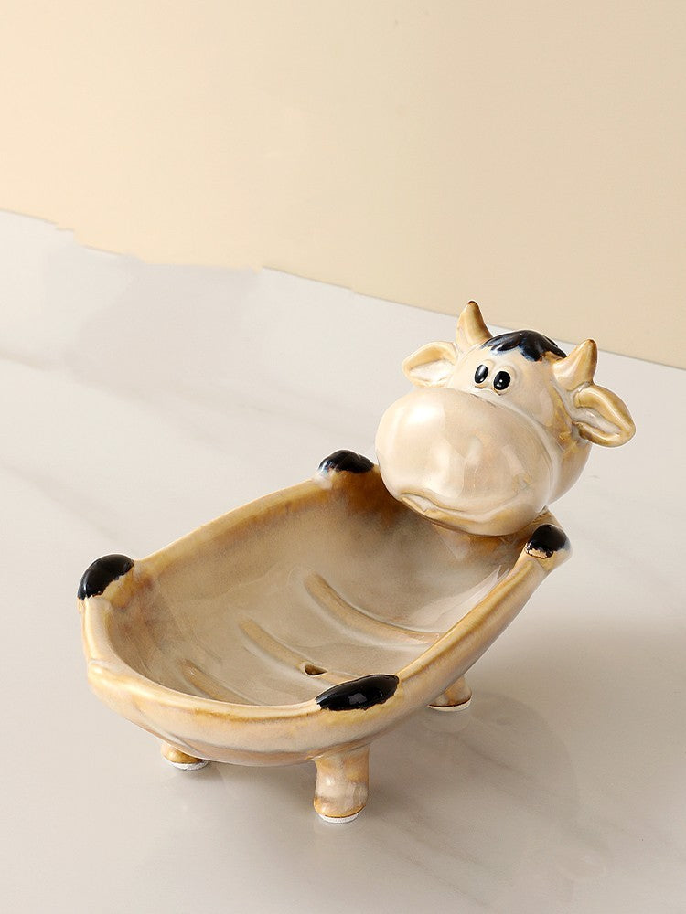 Cartoon Soap Box Household Children's Cute Large Size Toilet Soap Rack