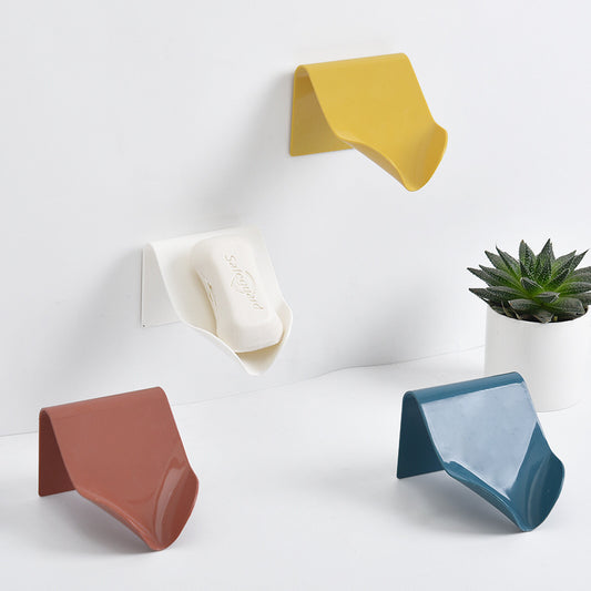 Perforated soap free shelf soap dish