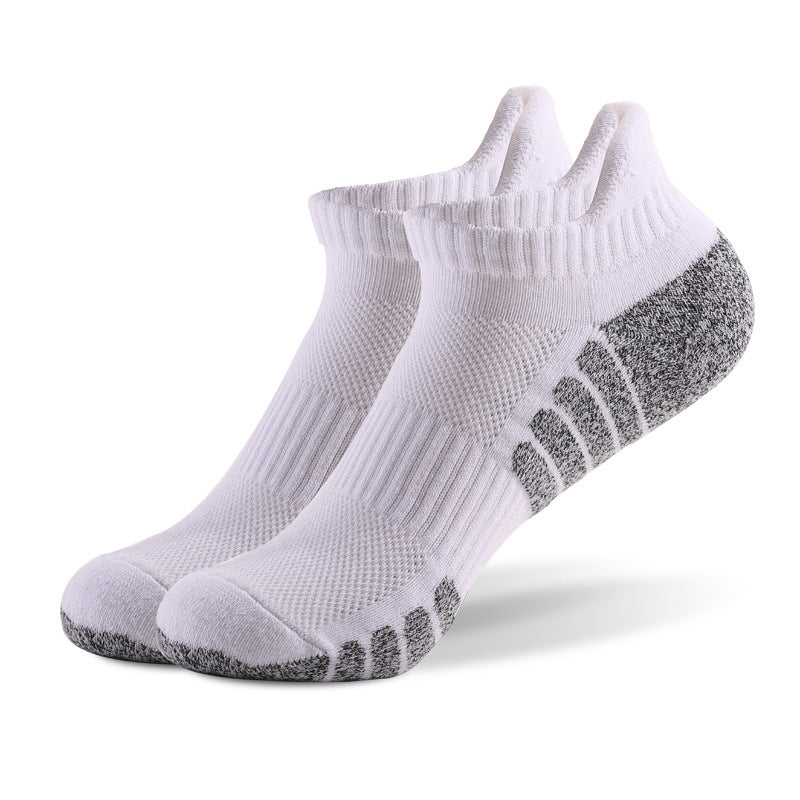 Thick Towel Bottom Socks For Running Non-slip Anti-sweat Breathable
