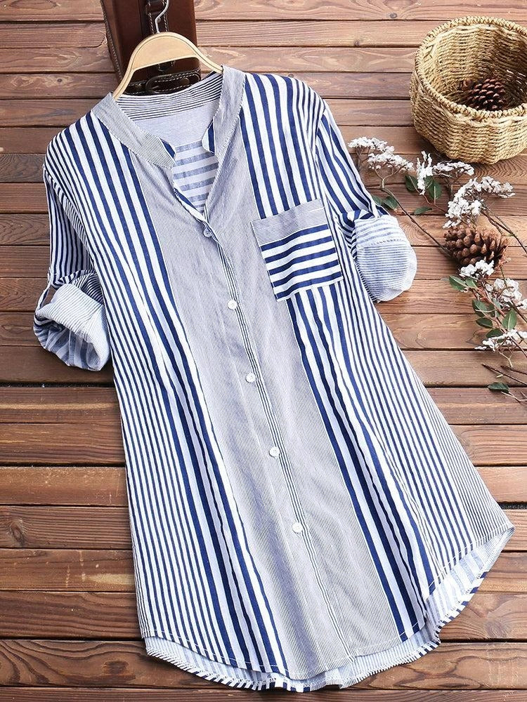 Striped shirt long sleeve