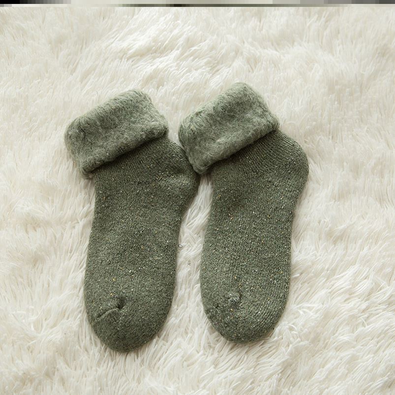 Middle-aged And Elderly Cashmere Snow Socks Men's Retro
