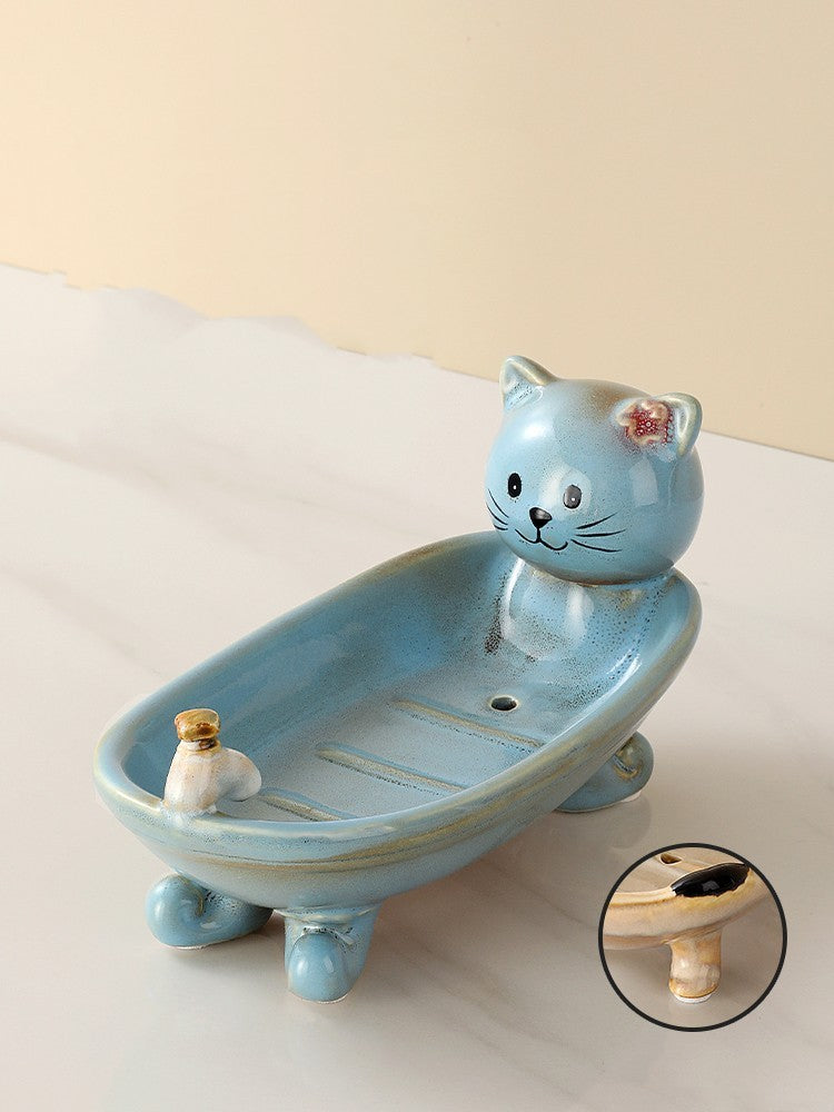 Cartoon Soap Box Household Children's Cute Large Size Toilet Soap Rack