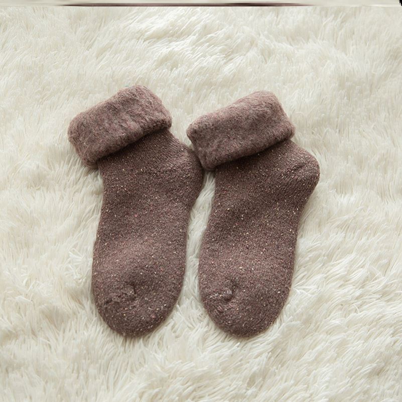 Middle-aged And Elderly Cashmere Snow Socks Men's Retro