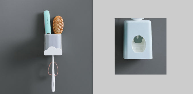 Wall Mounted Non Punch Toothbrush Holder