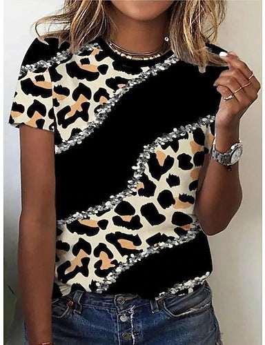 Summer Short-sleeved T-shirt For Women Loose Trendy