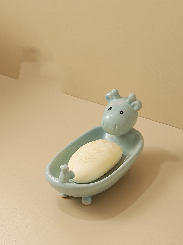 Cartoon Soap Box Household Children's Cute Large Size Toilet Soap Rack