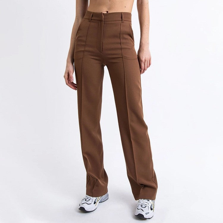 Solid Color Simple Fashion Commuter Business Casual Pants