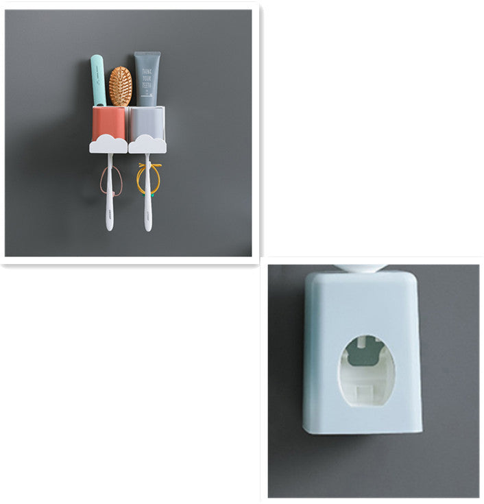 Wall Mounted Non Punch Toothbrush Holder
