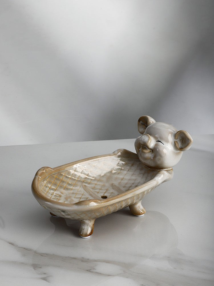 Cartoon Soap Box Household Children's Cute Large Size Toilet Soap Rack