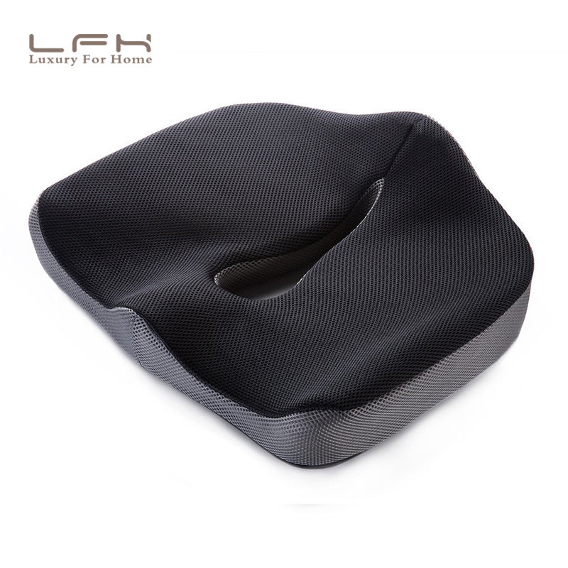 Coccyx Orthopedic Comfortable Memory Foam Chair Car Seat Cushion for Lower Back Tailbone Medical Hemorrhoids Cushion Almofadas 