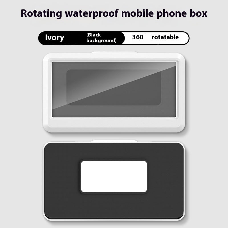 Wall-mounted Mobile Phone Bracket Kitchen Bathroom Waterproof Anti-fog Mobile Phone Box