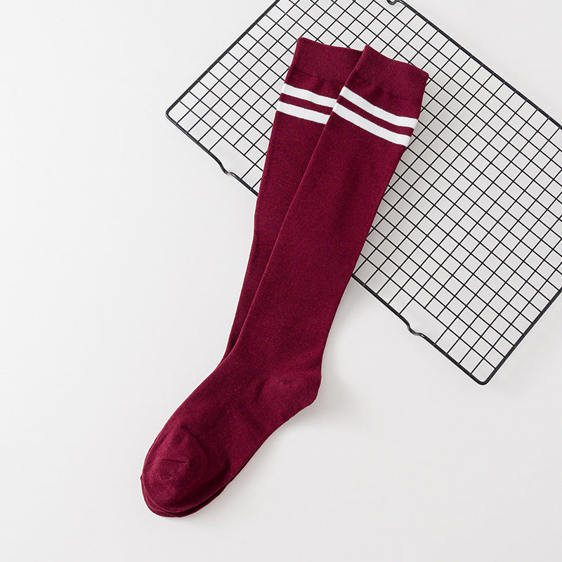 Women's calf cotton socks