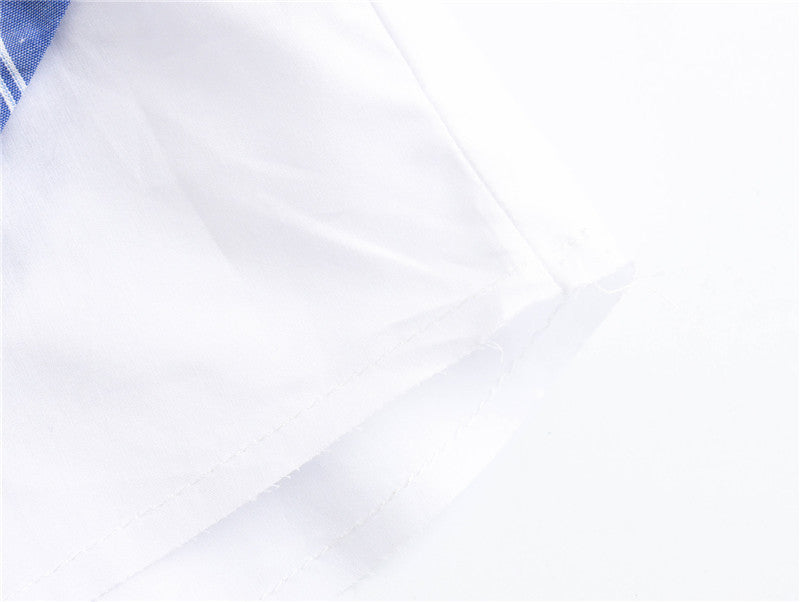Lapel Long Sleeve Single-breasted Striped Shirt