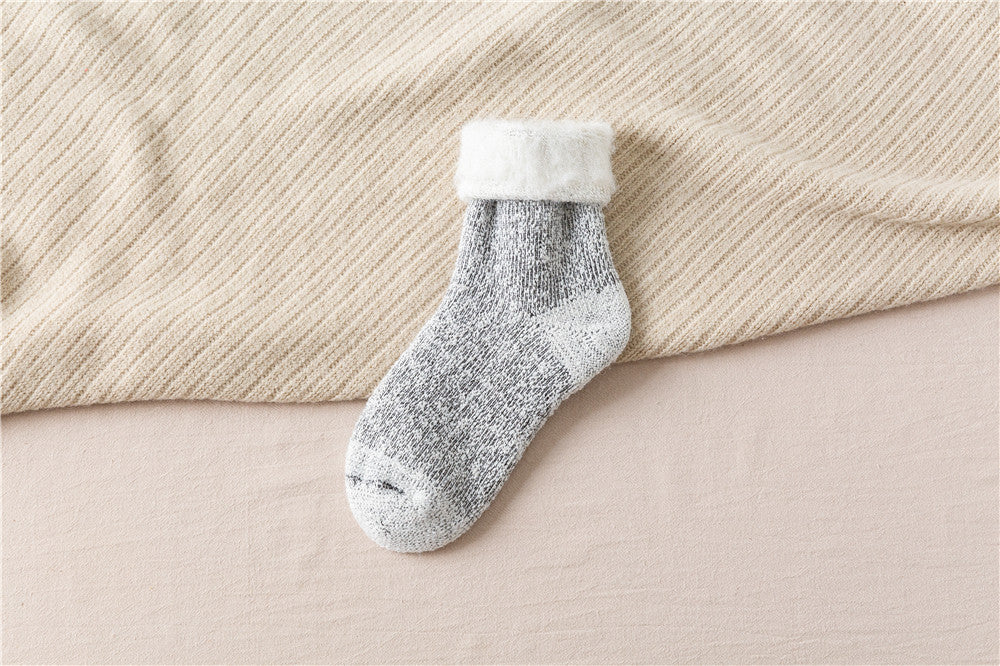 Middle-aged And Elderly Cashmere Snow Socks Men's Retro