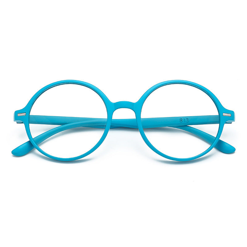 HD Resin Large Frame Round Reading Glasses