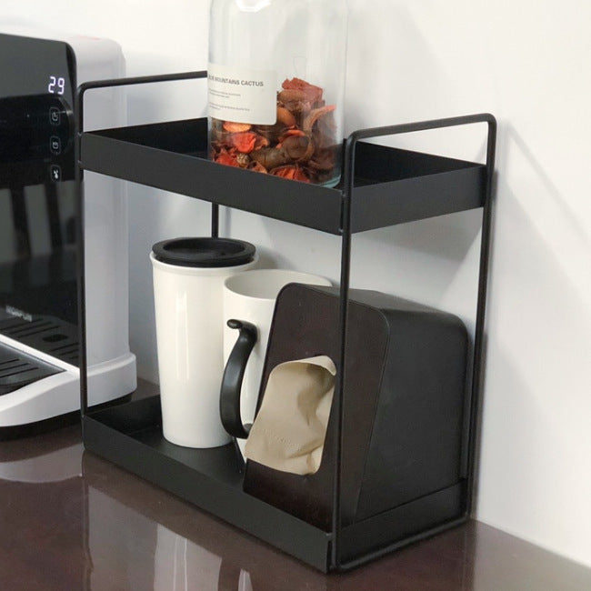 Double Layer Gold Stand