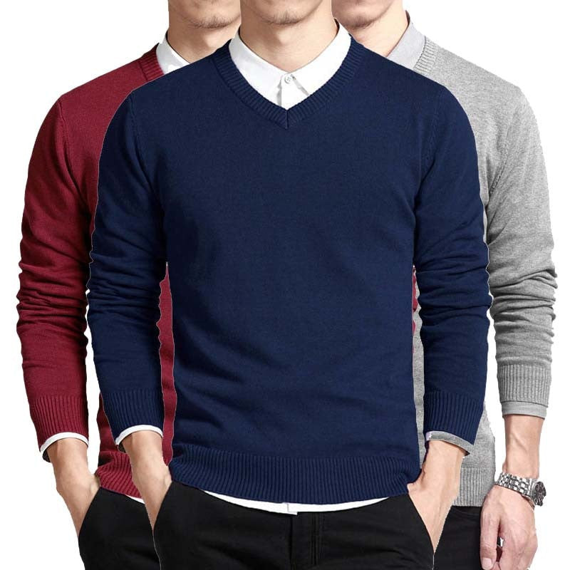 V-neck sweater