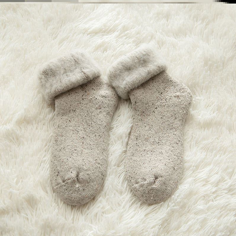 Middle-aged And Elderly Cashmere Snow Socks Men's Retro