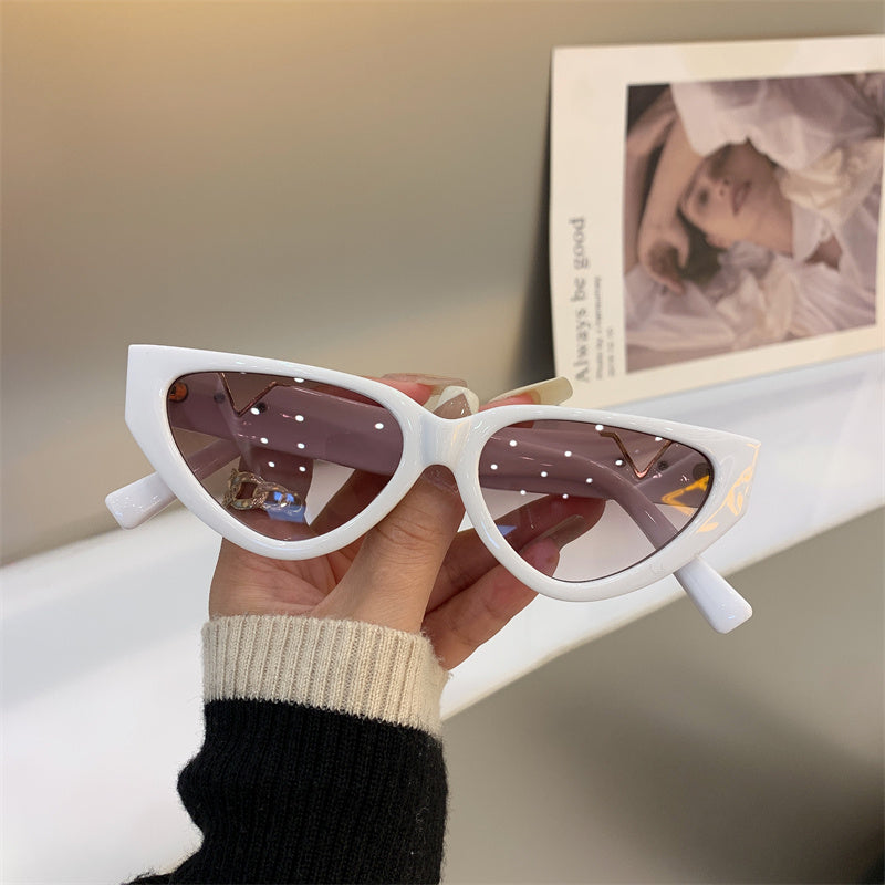 Women's Casual Cat's Eye Large Rim Sunglasses