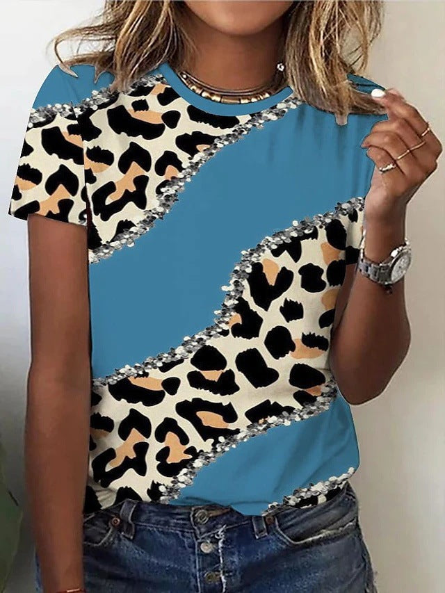 Summer Short-sleeved T-shirt For Women Loose Trendy