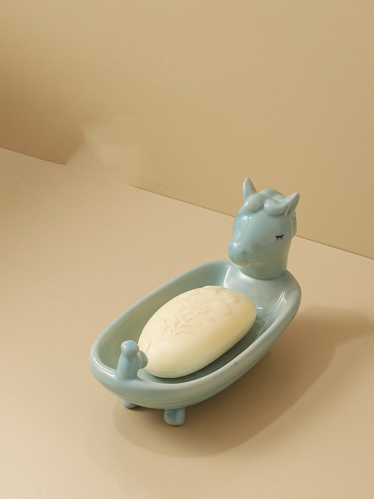 Cartoon Soap Box Household Children's Cute Large Size Toilet Soap Rack