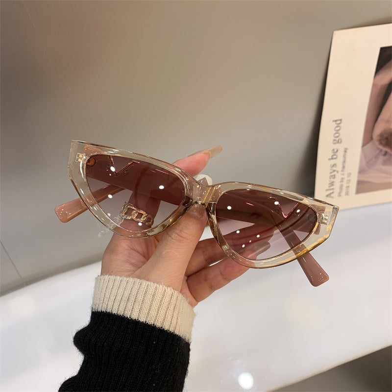 Women's Casual Cat's Eye Large Rim Sunglasses