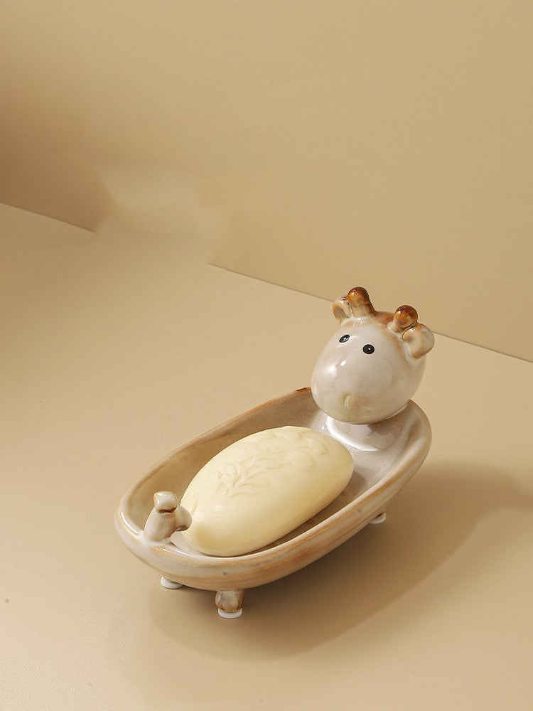 Cartoon Soap Box Household Children's Cute Large Size Toilet Soap Rack