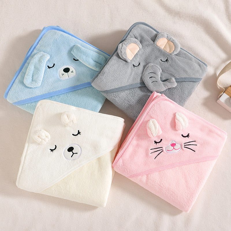 Spring And Autumn Baby Airable Cover Swaddling Bath Towel
