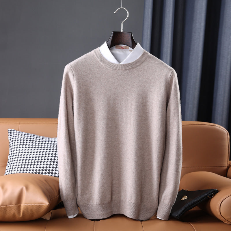 Korean Style Wool V-neck Bottoming Shirt Pullover Sweater