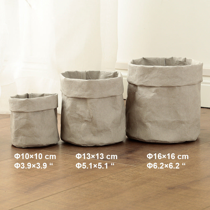 Cement Cloth Bag Flowerpot Cowhide Bag Simple