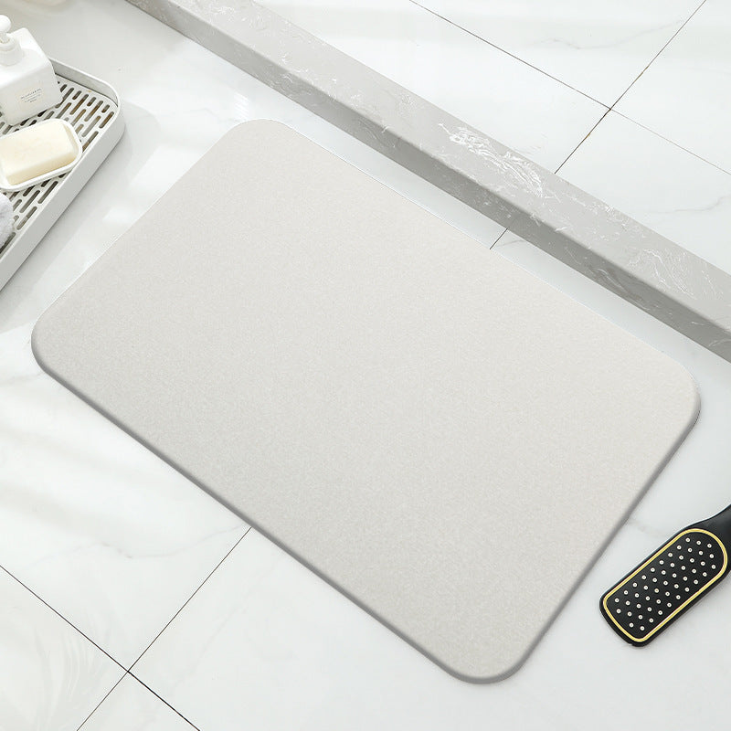 Diatom Ooze Hard Foot Mat Bathroom Non-slip Mat Water-absorbing Quick-drying
