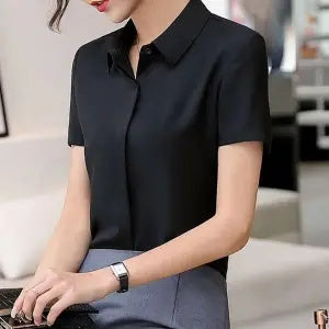 Women's Fleece Thickened Warm Silk Shirt