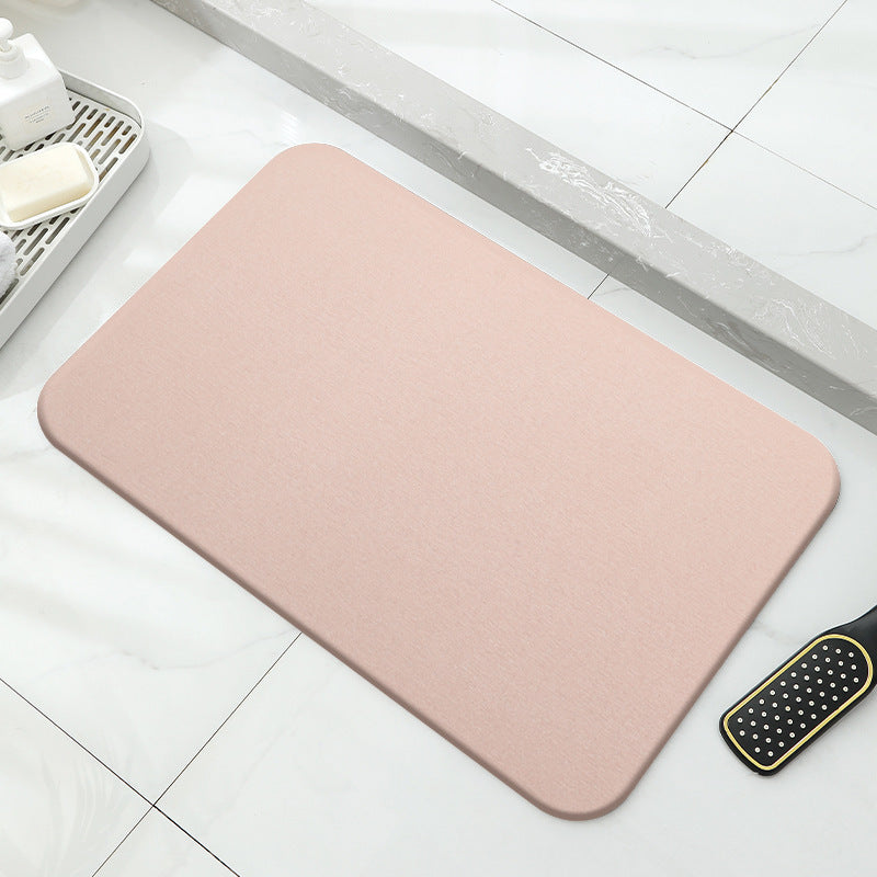 Diatom Ooze Hard Foot Mat Bathroom Non-slip Mat Water-absorbing Quick-drying